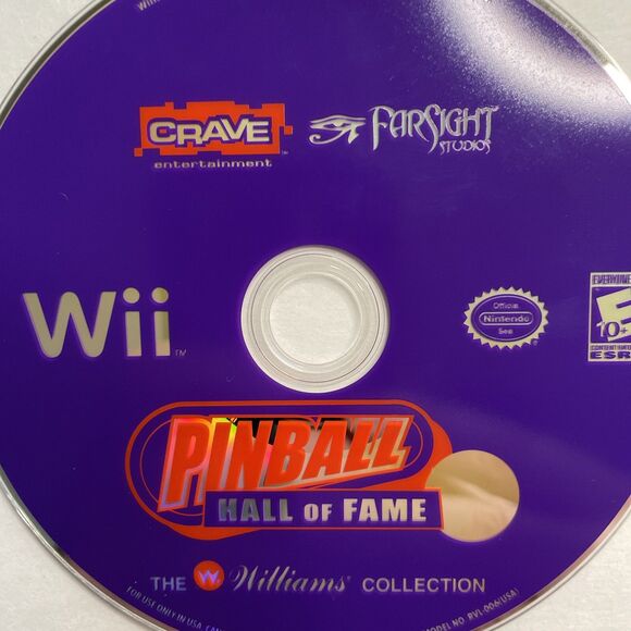 Pinball Hall of Fame: The Williams Collection (Nintendo Wii, 2008) Disc Only - Picture 2 of 6